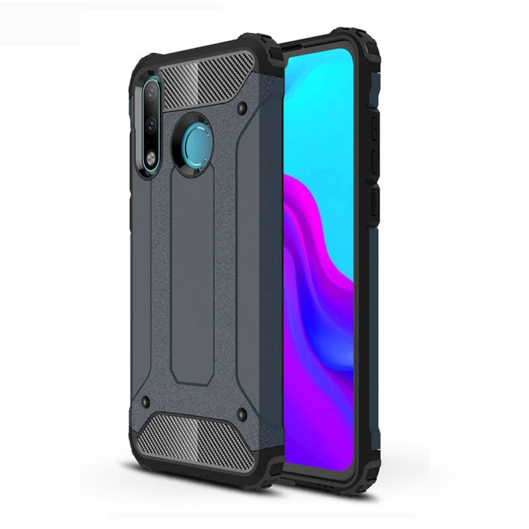 HYBRID ARMOR Tvrdený kryt pre Huawei P30 Lite - modrý
