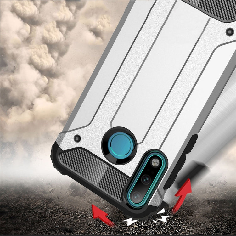 HYBRID ARMOR Tvrdený kryt pre Huawei P30 Lite - zlatý