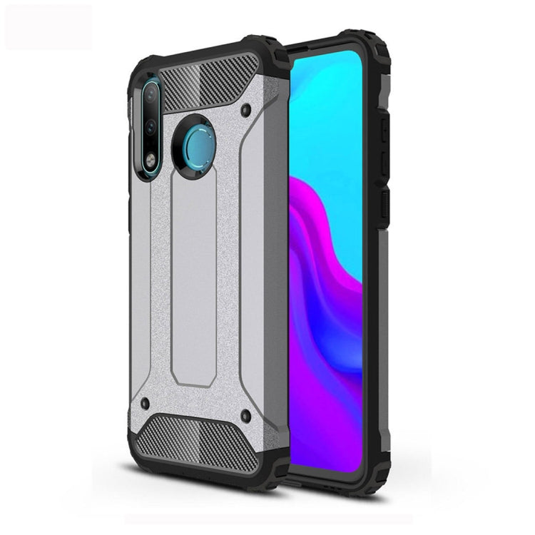 HYBRID ARMOR Tvrdený kryt pre Huawei P30 Lite - sivý