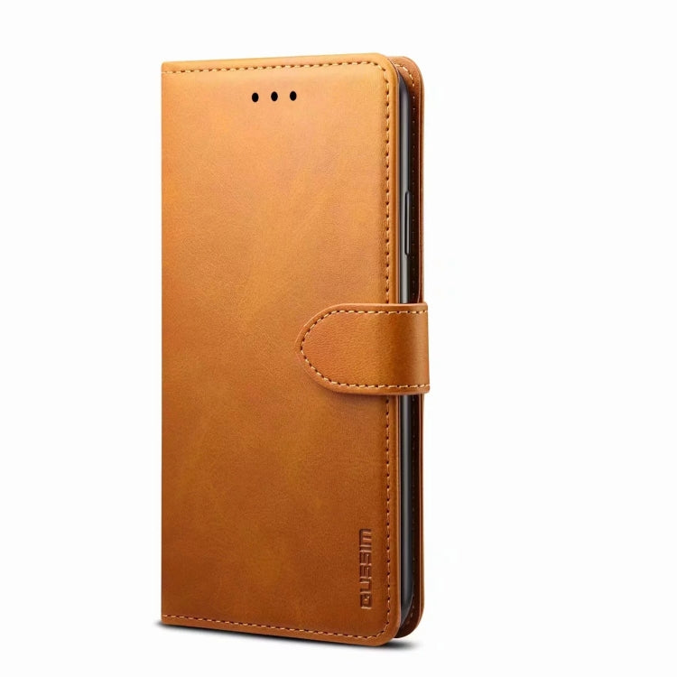 GUSSIM Knižkové puzdro pre Huawei P40 Lite - svetlo hnedé