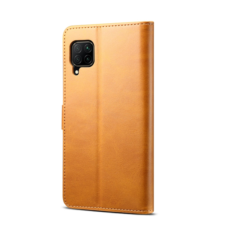 GUSSIM Knižkové puzdro pre Huawei P40 Lite - svetlo hnedé