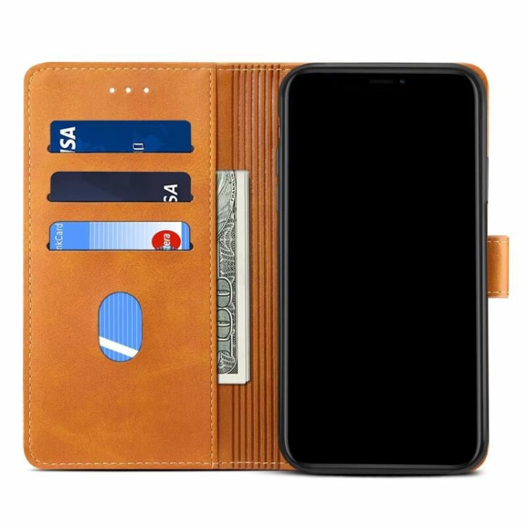 GUSSIM Knižkové puzdro pre Huawei P40 Lite - svetlo hnedé