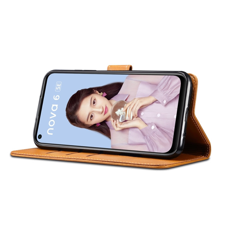 GUSSIM Knižkové puzdro pre Huawei P40 Lite - modré