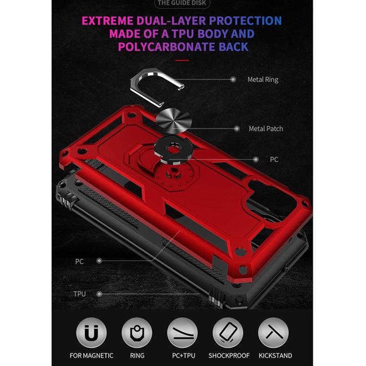 RING ARMOR Tvrdený kryt pre Huawei P40 Lite - modrý