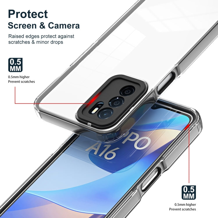 Ochranný kryt na OPPO A16 / A16s – Frame, čierný
