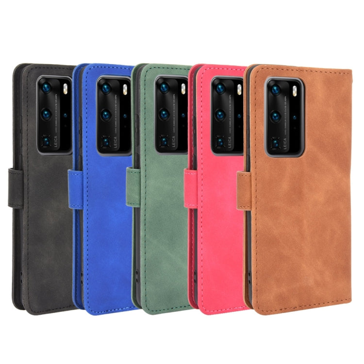 SOLID Knižkové puzdro pre Huawei P40 Pro - modré