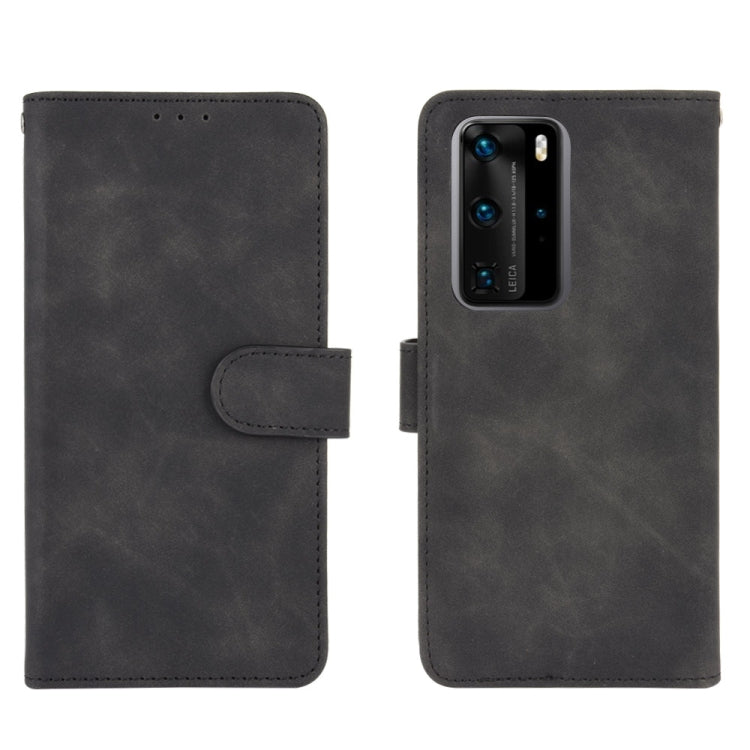 SOLID Knižkové puzdro pre Huawei P40 Pro - čierne
