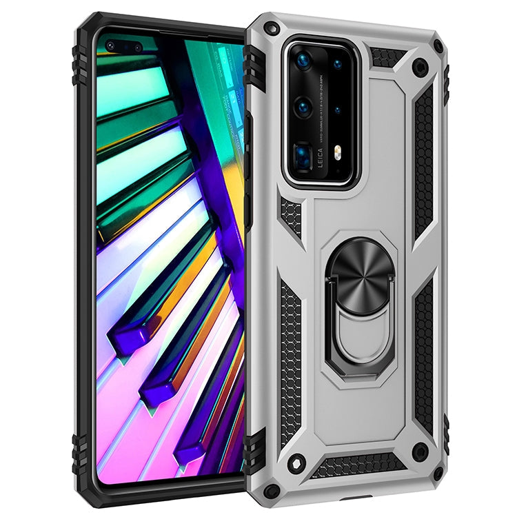 RING ARMOR Tvrdený kryt pre Huawei P40 Pro - sivý