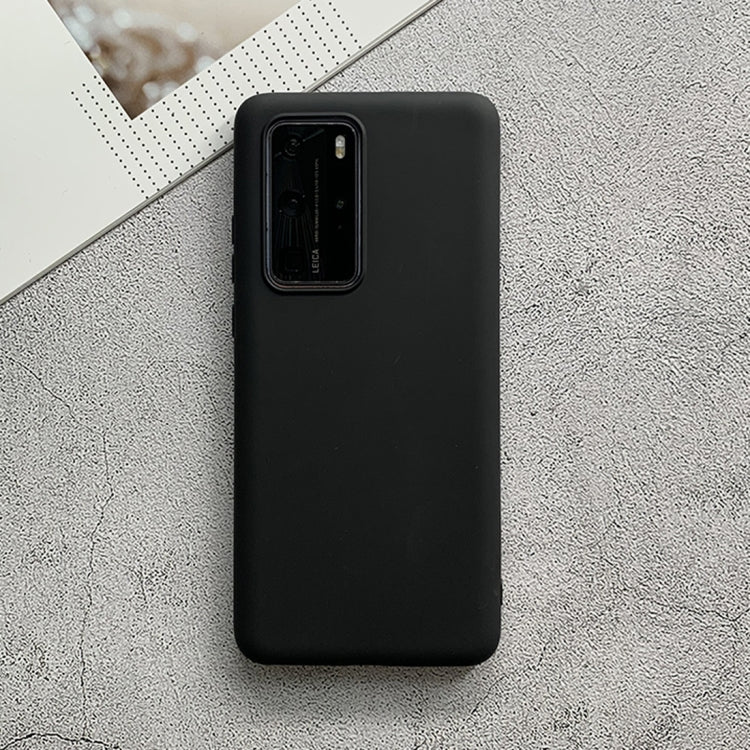 MATT Silikónový obal pre Huawei P40 Pro - čierny