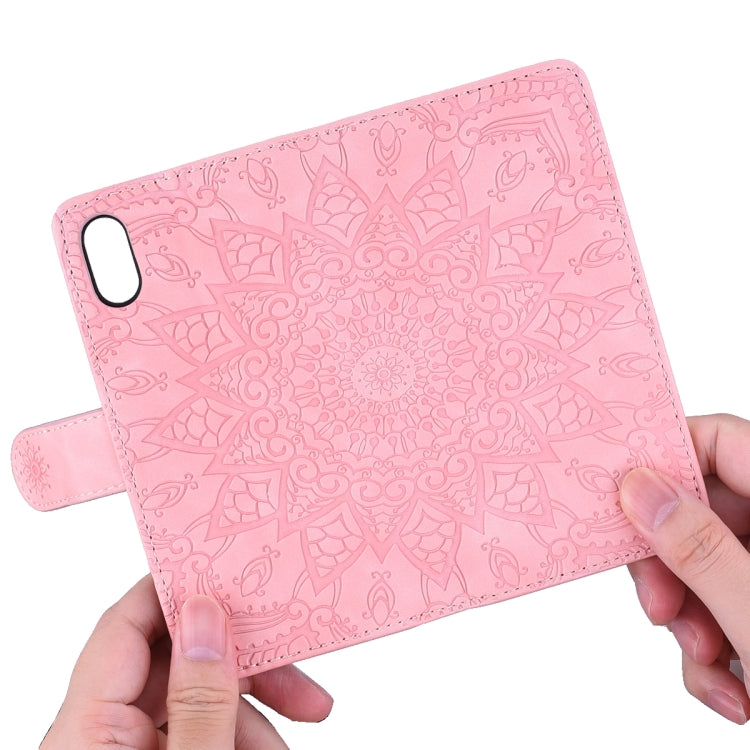 FLOWER Knižkové puzdro pre Huawei Nova 5T / Honor 20 - ružové