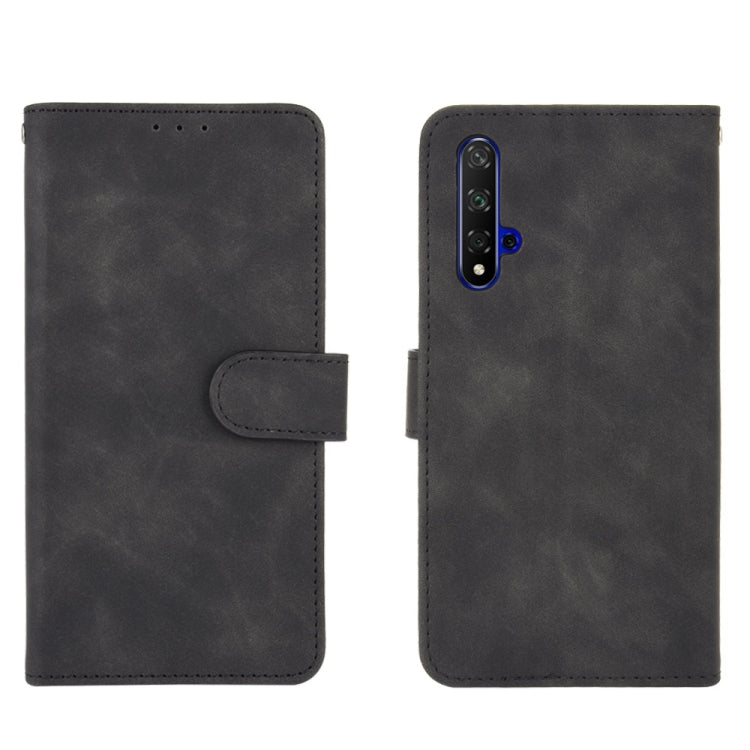 SOLID Knižkové puzdro pre Huawei Nova 5T / Honor 20 - čierne