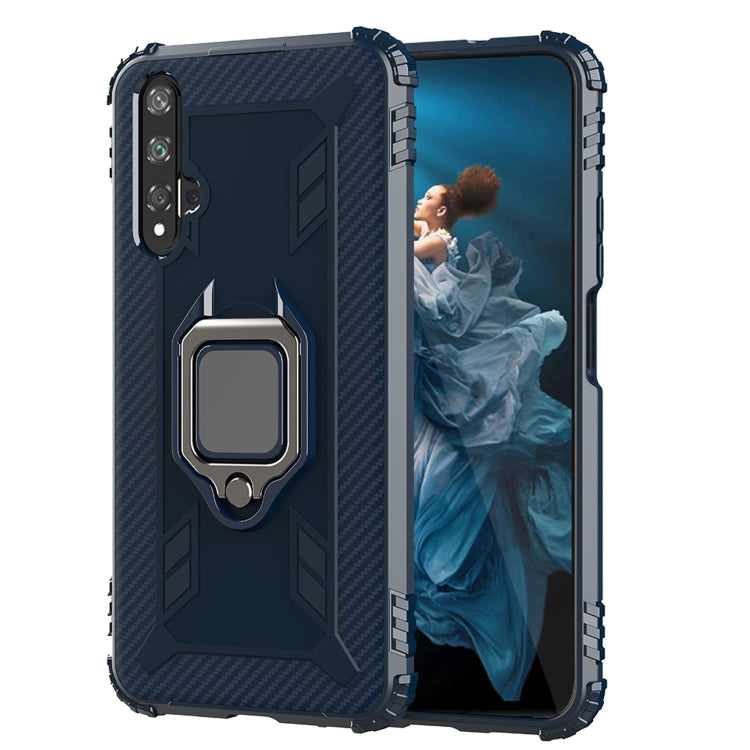 RING ARMOR Tvrdený kryt pre Huawei Nova 5T / Honor 20 - modrý