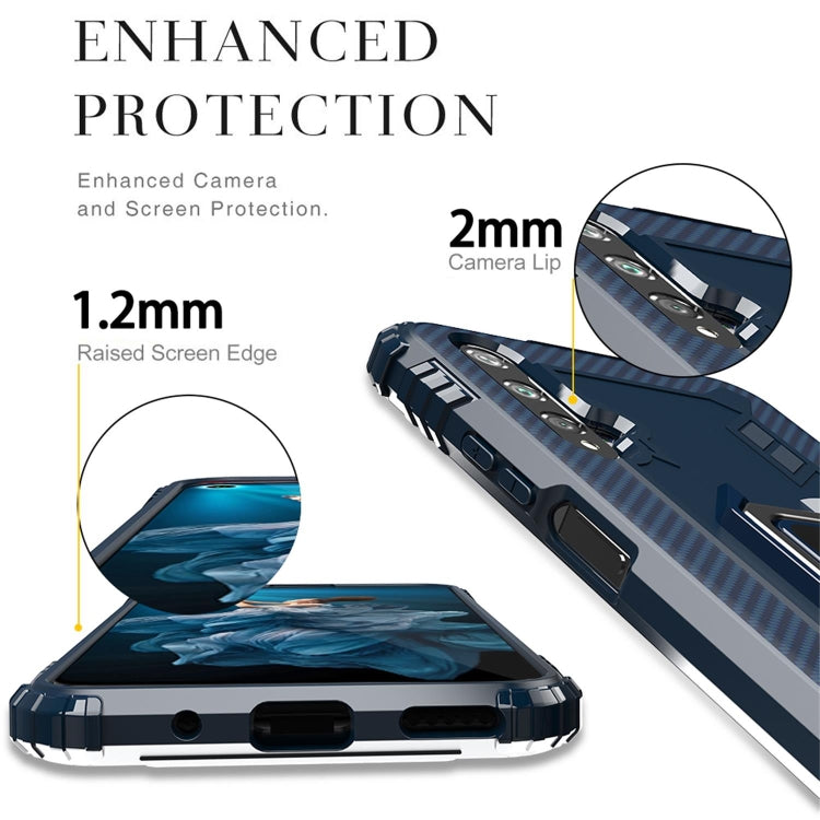RING ARMOR Tvrdený kryt pre Huawei Nova 5T / Honor 20 - modrý