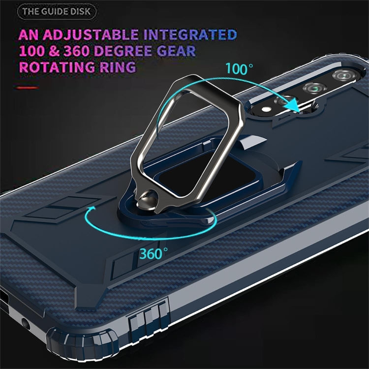 RING ARMOR Tvrdený kryt pre Huawei Nova 5T / Honor 20 - modrý