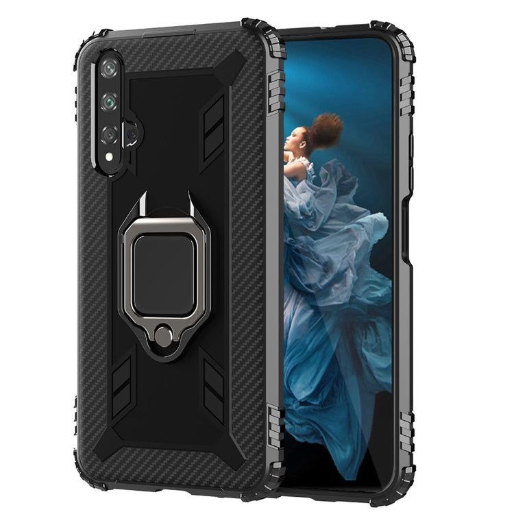 RING ARMOR Tvrdený kryt pre Huawei Nova 5T / Honor 20 - čierny