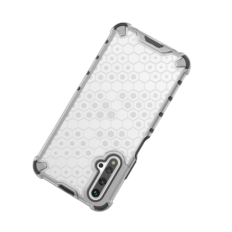 HONEYCOMB Tvrdený kryt pre Huawei Nova 5T / Honor 20 - biely