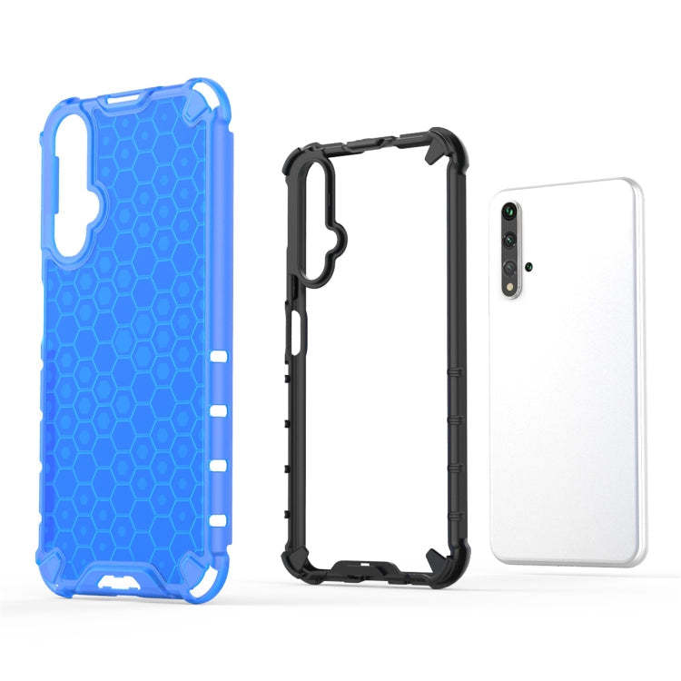 HONEYCOMB Tvrdený kryt pre Huawei Nova 5T / Honor 20 - biely