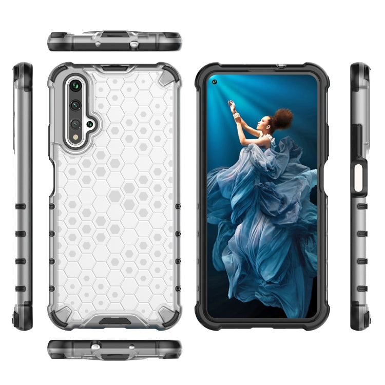 HONEYCOMB Tvrdený kryt pre Huawei Nova 5T / Honor 20 - biely