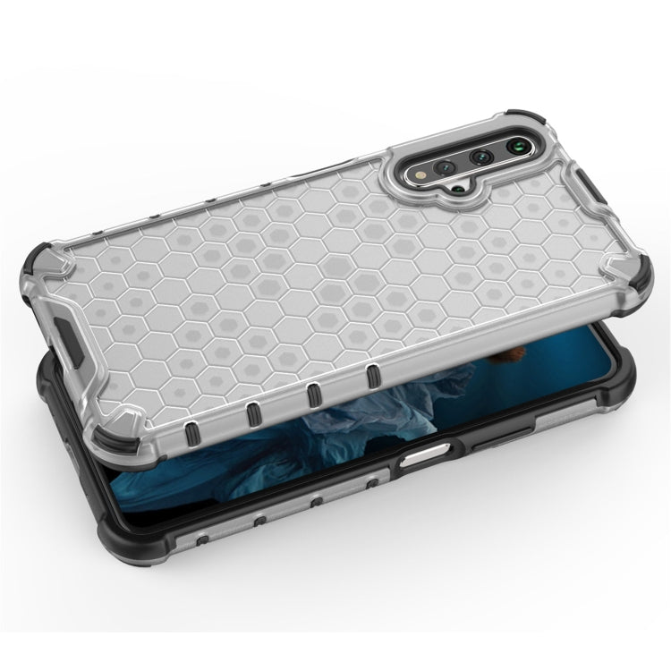 HONEYCOMB Tvrdený kryt pre Huawei Nova 5T / Honor 20 - sivý