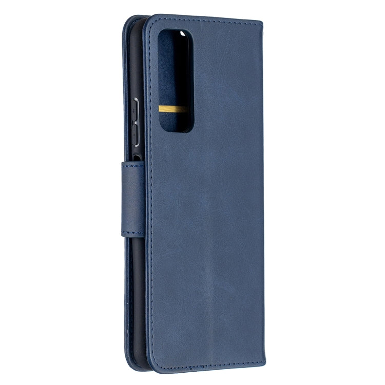 LAMBSKIN Knižkové puzdro pre Huawei P Smart 2021 - modré