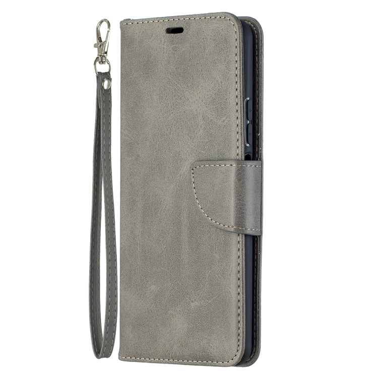 LAMBSKIN Knižkové puzdro pre Huawei P Smart 2021 - sivé