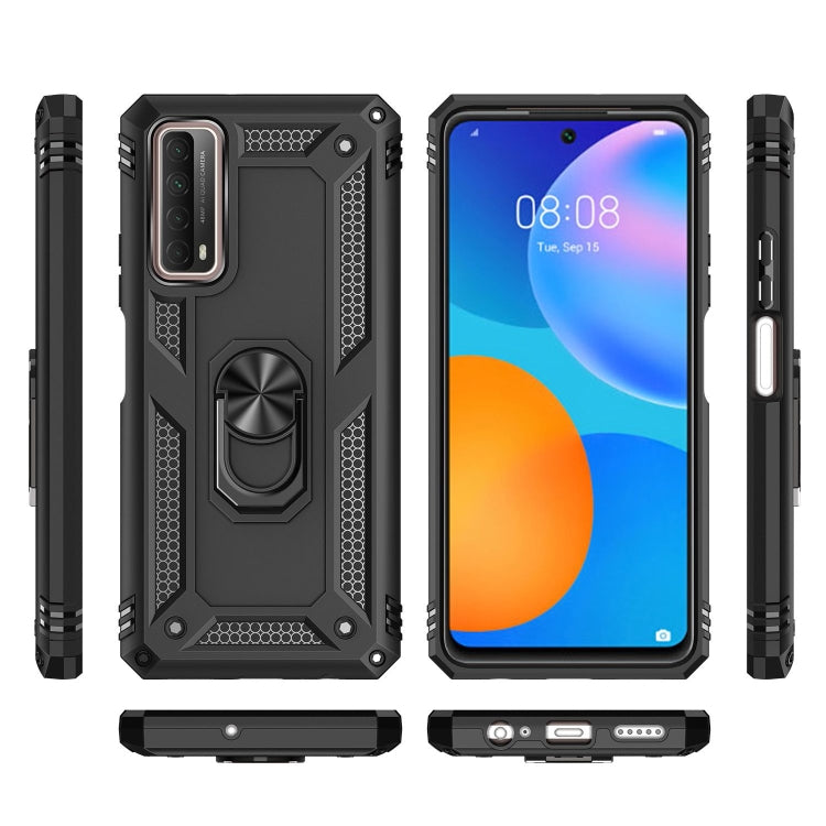 RING ARMOR Tvrdený kryt pre Huawei P Smart 2021 - čierny