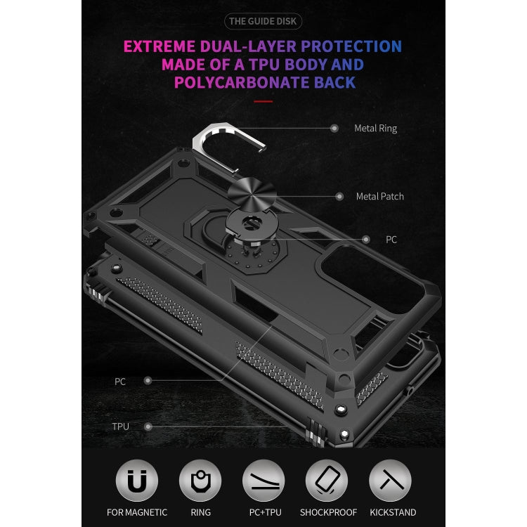 RING ARMOR Tvrdený kryt pre Huawei P Smart 2021 - čierny