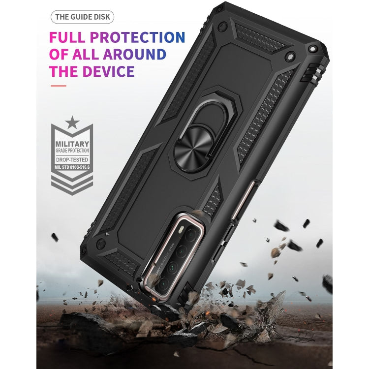 RING ARMOR Tvrdený kryt pre Huawei P Smart 2021 - čierny