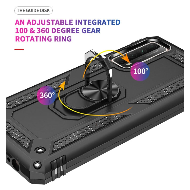 RING ARMOR Tvrdený kryt pre Huawei P Smart 2021 - čierny