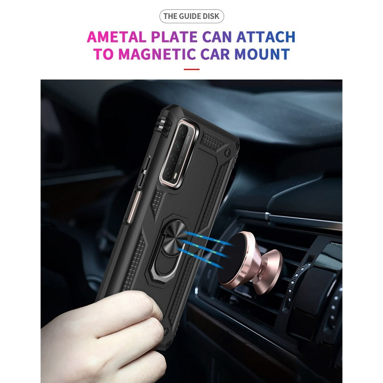 RING ARMOR Tvrdený kryt pre Huawei P Smart 2021 - čierny