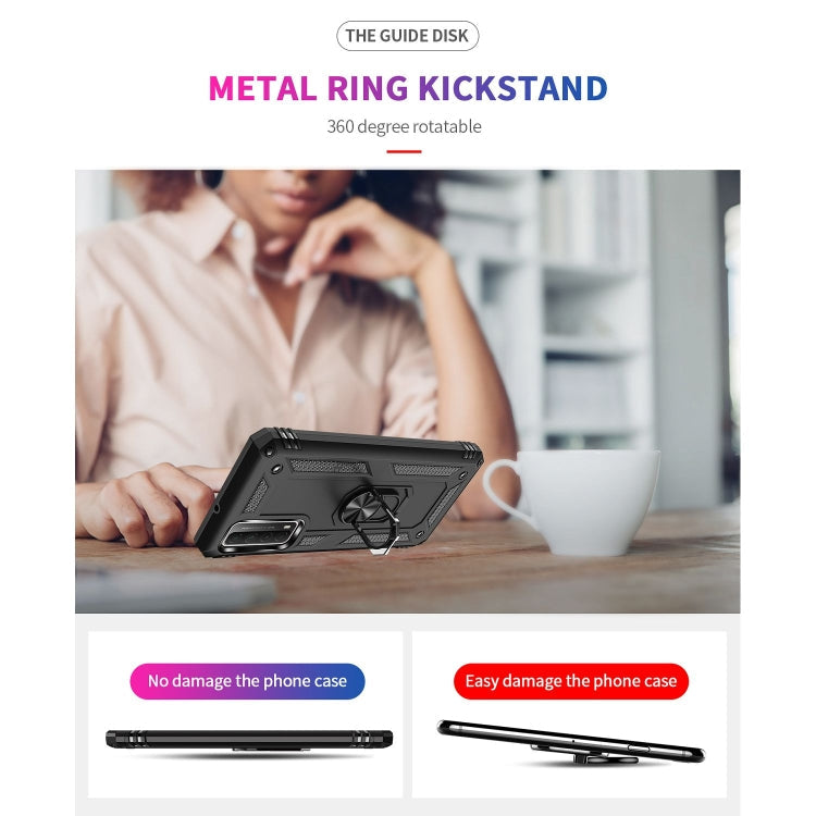 RING ARMOR Tvrdený kryt pre Huawei P Smart 2021 - čierny
