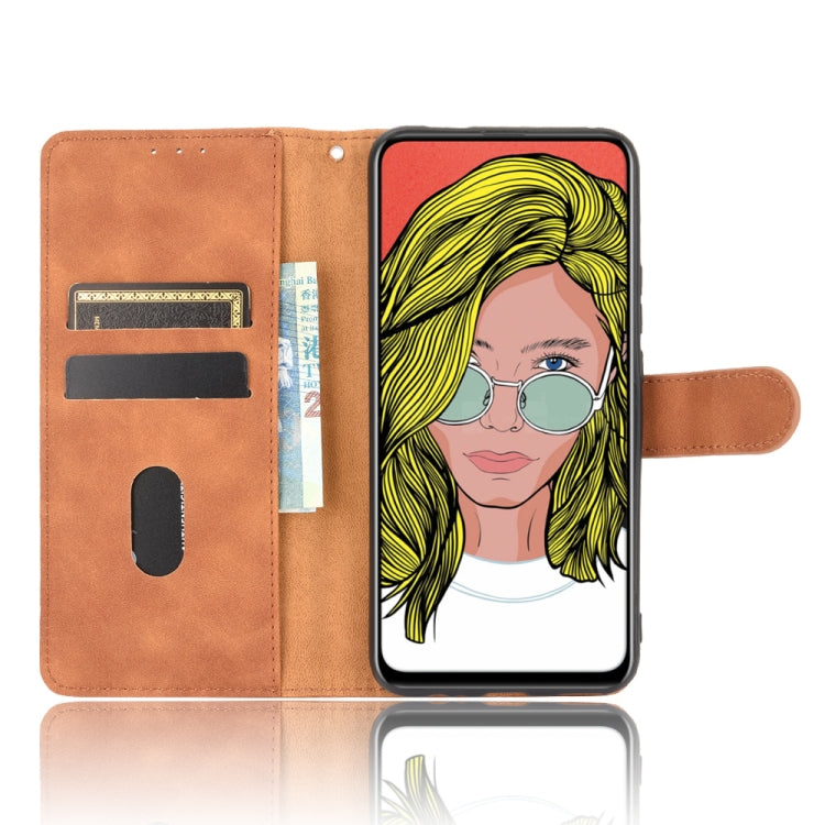 SOLID Knižkové puzdro pre Huawei P Smart Z - hnedé