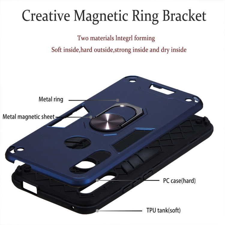 RING ARMOR Tvrdený kryt pre Huawei P Smart Z - modrý