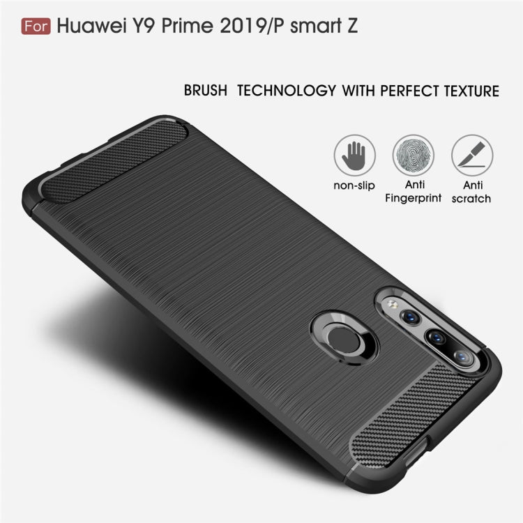 CARBON Zadný obal pre Huawei P Smart Z - modrý