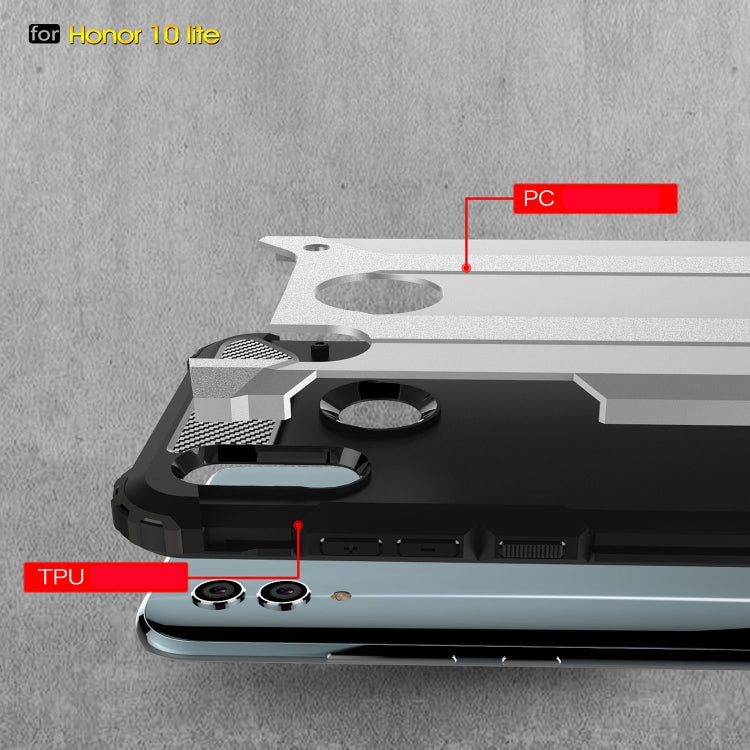 HYBRID ARMOR Tvrdený kryt pre Huawei P Smart 2019 / Honor 10 Lite - zlatý