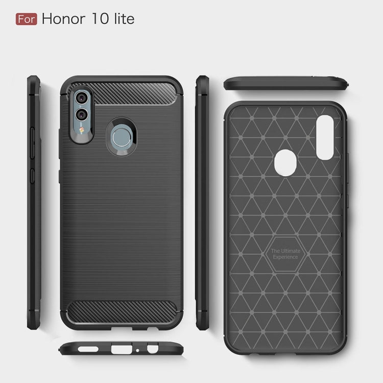 CARBON Zadný obal pre Huawei P Smart 2019 / Honor 10 Lite - čierny