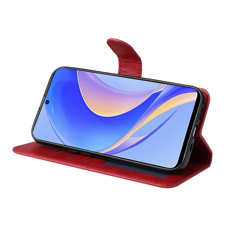 CALF Knižkové puzdro pre Huawei Nova Y90 - červené