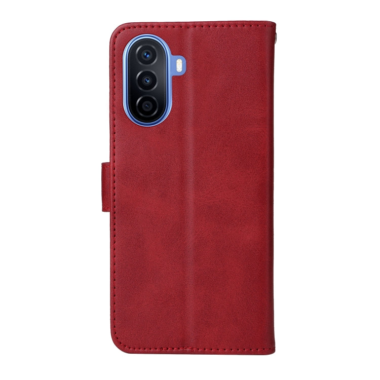 CALF Knižkové puzdro pre Huawei Nova Y70 - červené