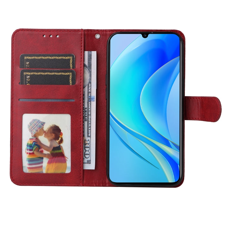 CALF Knižkové puzdro pre Huawei Nova Y70 - červené