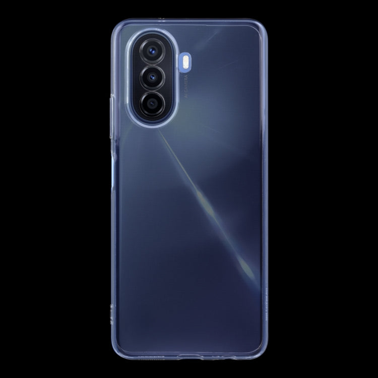 TRANSPARENTNÝ Silikónový obal pre Huawei Nova Y70 - priesvitný