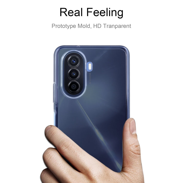TRANSPARENTNÝ Silikónový obal pre Huawei Nova Y70 - priesvitný