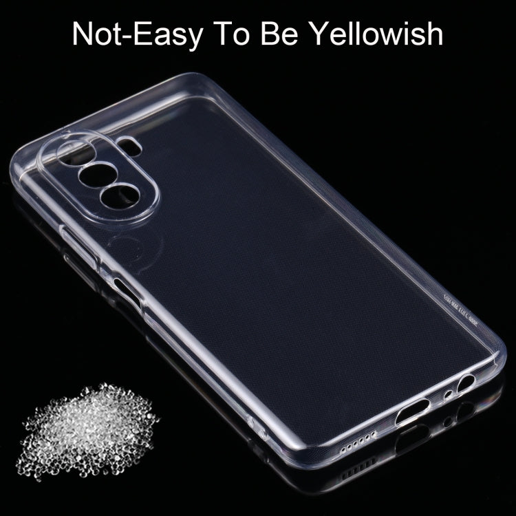 TRANSPARENTNÝ Silikónový obal pre Huawei Nova Y70 - priesvitný
