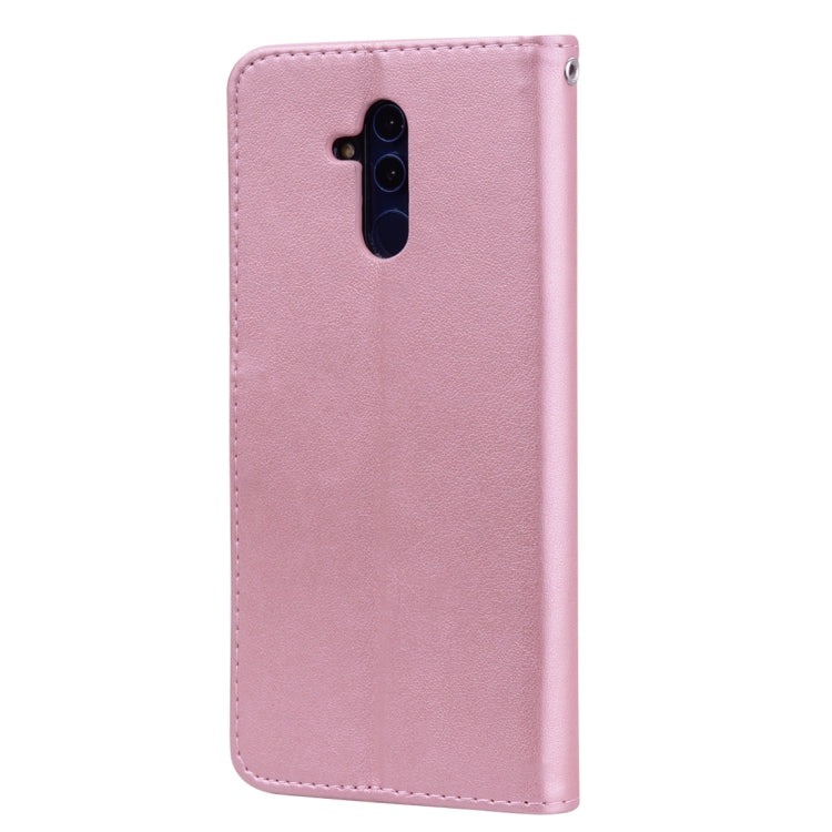 ROSE Knižkové puzdro pre Huawei Mate 20 Lite - ružové