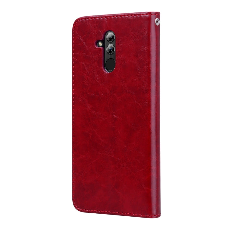 SOLID Knižkové puzdro pre Huawei Mate 20 Lite - červené
