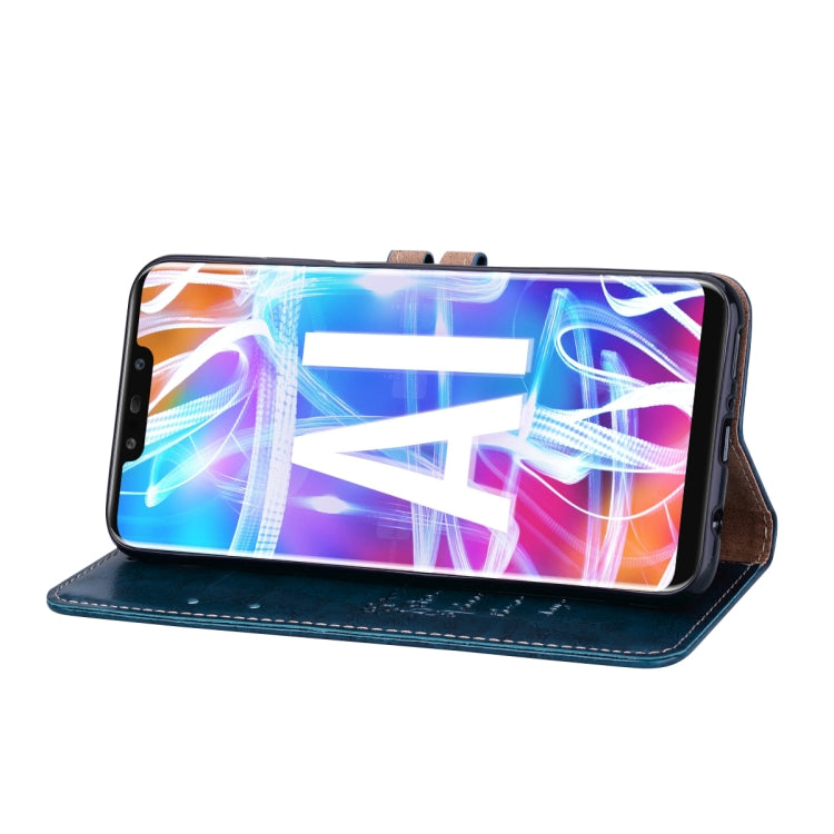 SOLID Knižkové puzdro pre Huawei Mate 20 Lite - modré
