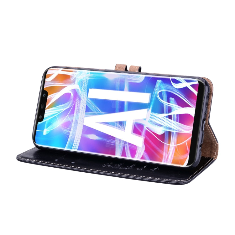 SOLID Knižkové puzdro pre Huawei Mate 20 Lite - čierne