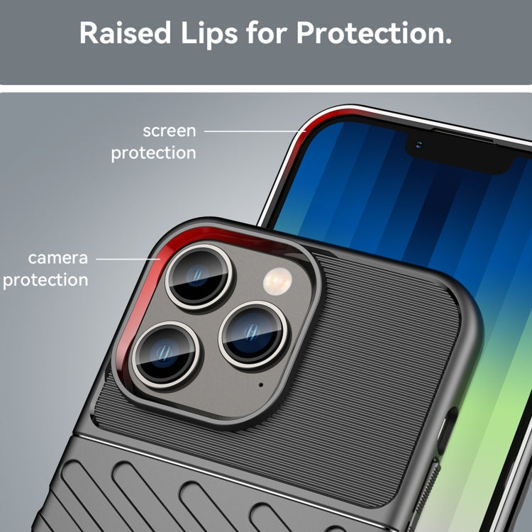 THUNDER Ochranný kryt pre Apple iPhone 14 Pro - čierny