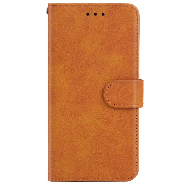 SOLID Knižkové puzdro pre Apple iPhone 12 mini - hnedé