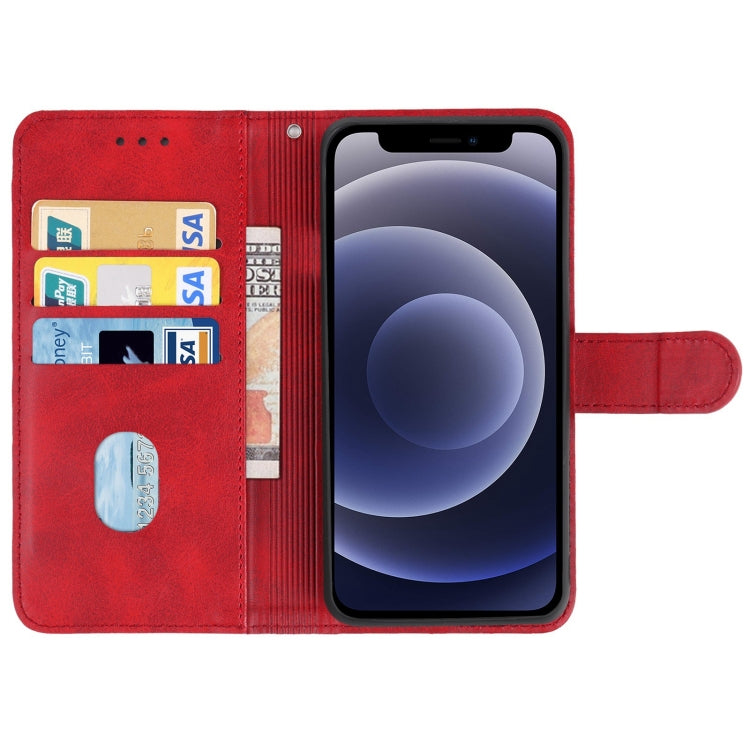 SOLID Knižkové puzdro pre Apple iPhone 12 mini - červené