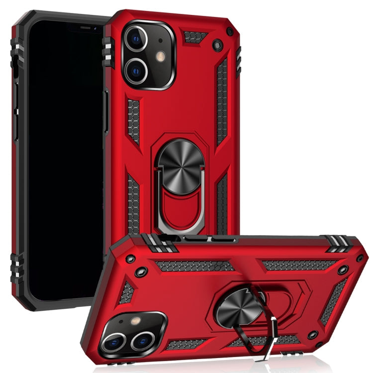 RING ARMOR Tvrdený kryt pre Apple iPhone 12 mini - zlatý
